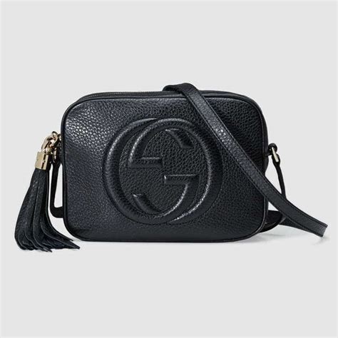 gucci disco bag black and white|cheapest gucci soho bag.